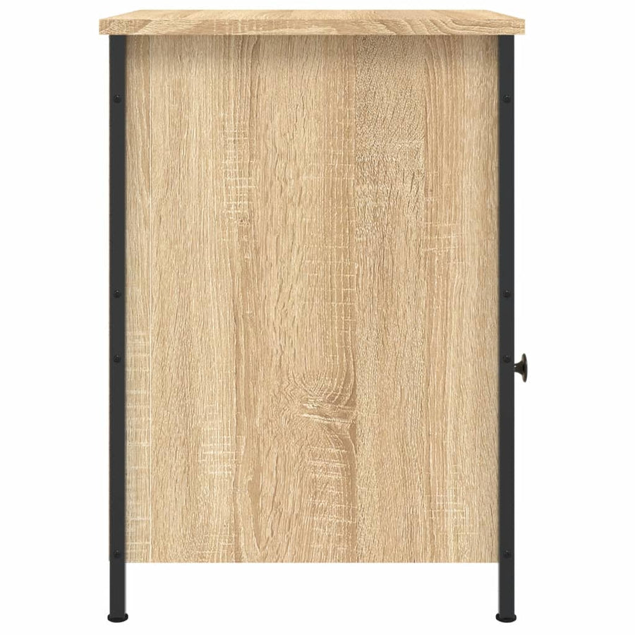 Nachtkastje 40X42X60 Cm Bewerkt Hout Kleurig 1 Sonoma eiken