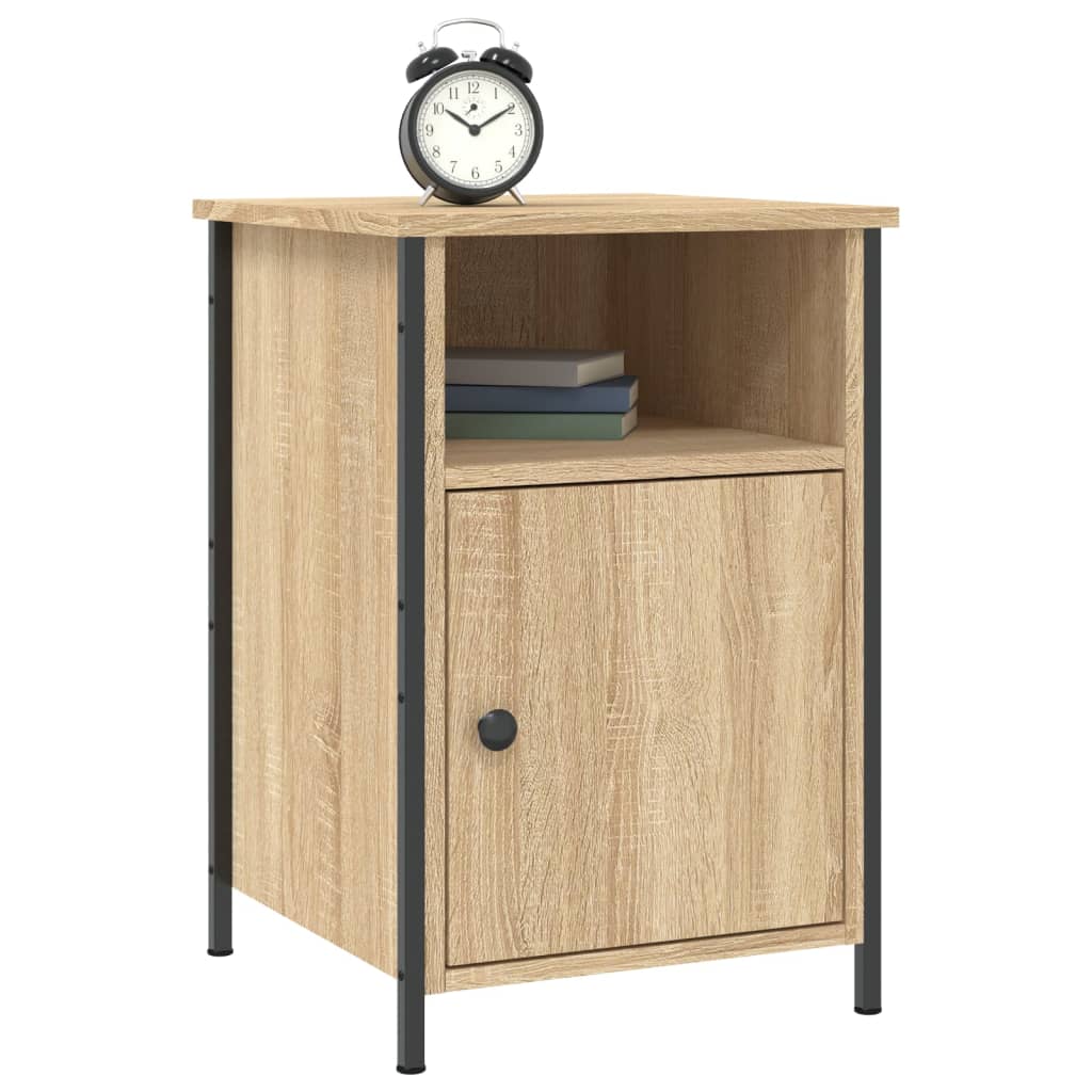 Nachtkastjes 40X4X60 Cm Bewerkt Hout Kleurig 2 Sonoma eiken