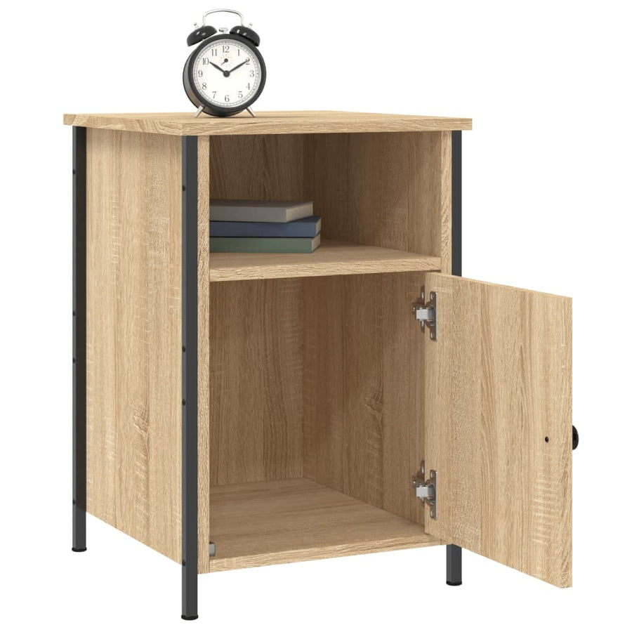 Nachtkastjes 40X4X60 Cm Bewerkt Hout Kleurig 2 Sonoma eiken