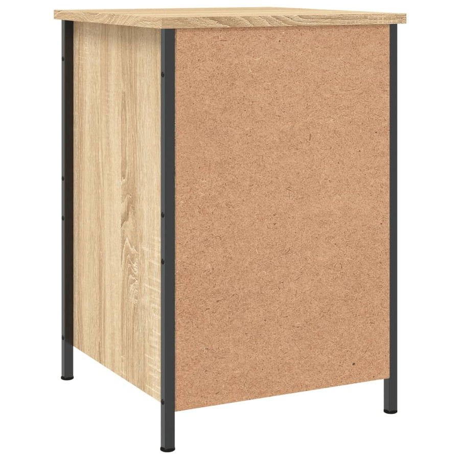 Nachtkastjes 40X4X60 Cm Bewerkt Hout Kleurig 2 Sonoma eiken