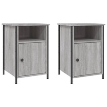 Nachtkastjes 2 St 40X42X60 Cm Bewerkt Hout Grijs Sonoma Eiken