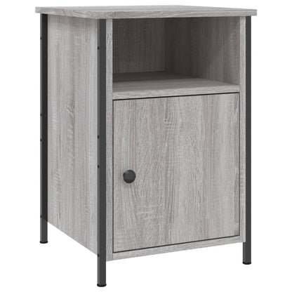 Nachtkastjes 2 St 40X42X60 Cm Bewerkt Hout Grijs Sonoma Eiken