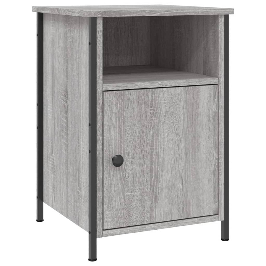 Nachtkastjes 2 St 40X42X60 Cm Bewerkt Hout Grijs Sonoma Eiken