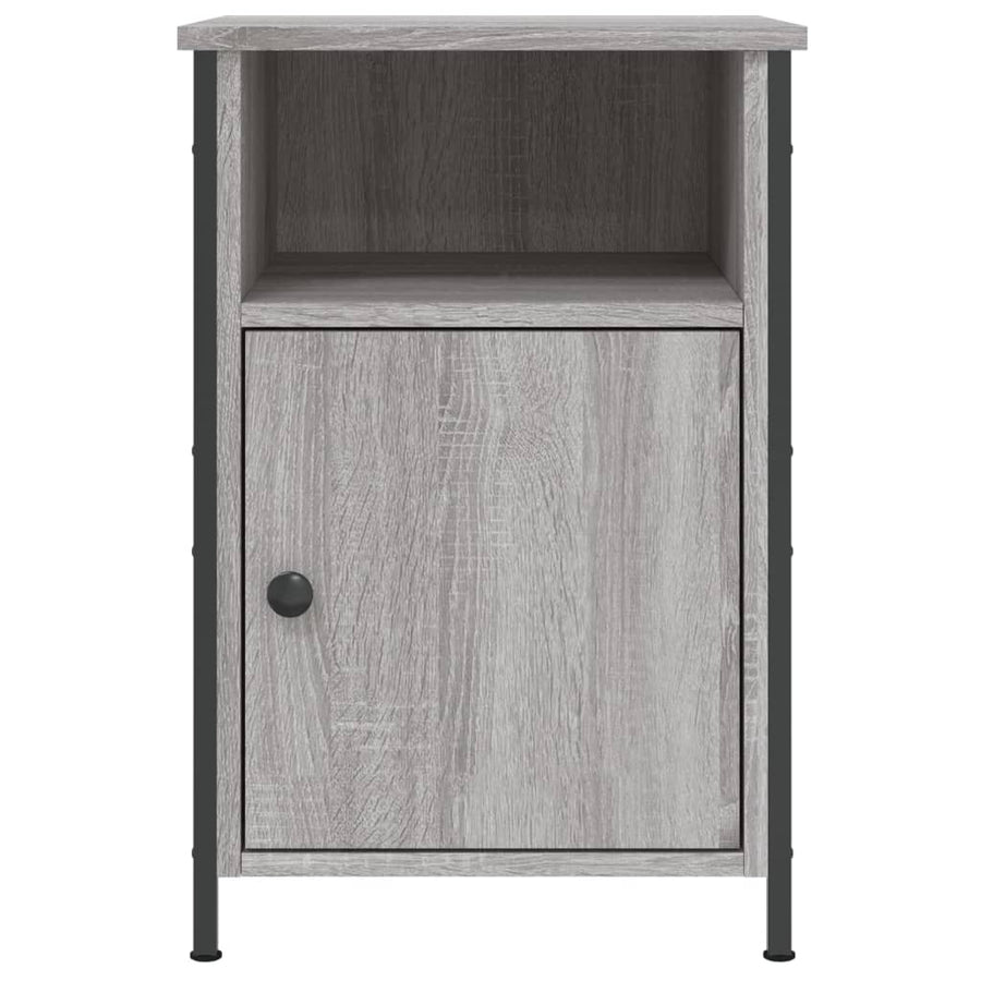 Nachtkastjes 2 St 40X42X60 Cm Bewerkt Hout Grijs Sonoma Eiken