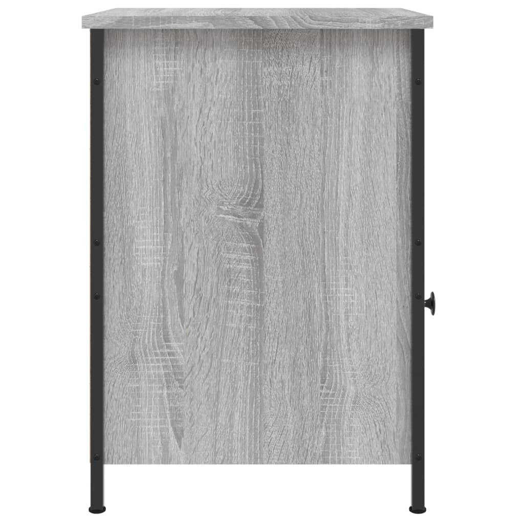 Nachtkastjes 2 St 40X42X60 Cm Bewerkt Hout Grijs Sonoma Eiken