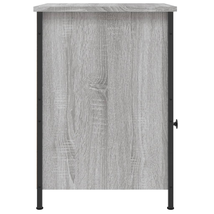 Nachtkastjes 2 St 40X42X60 Cm Bewerkt Hout Grijs Sonoma Eiken