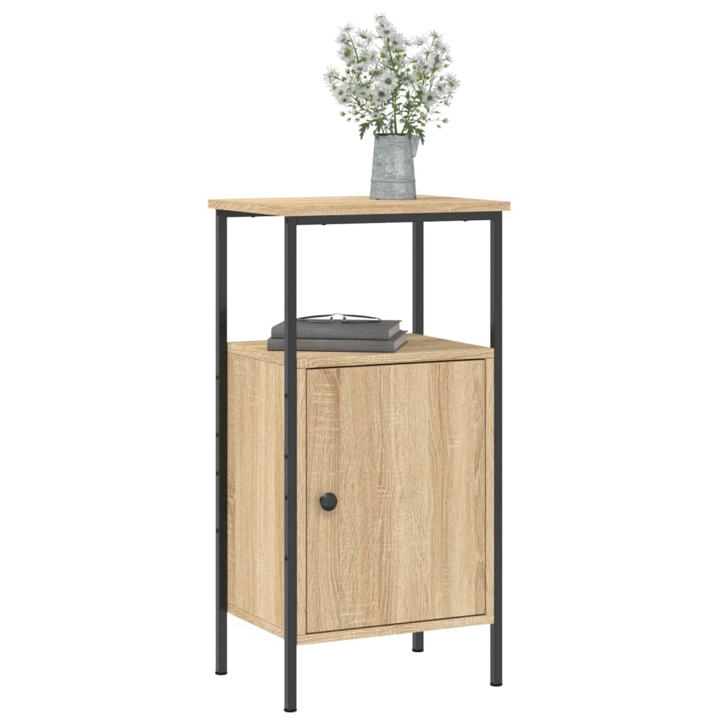 Nachtkastjes 2 St 41X31X80 Cm Sonoma Eikenkleurig