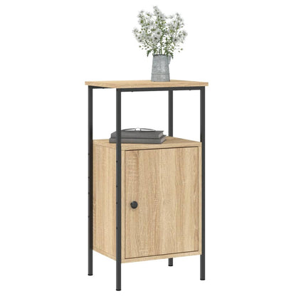 Nachtkastjes 2 St 41X31X80 Cm Sonoma Eikenkleurig