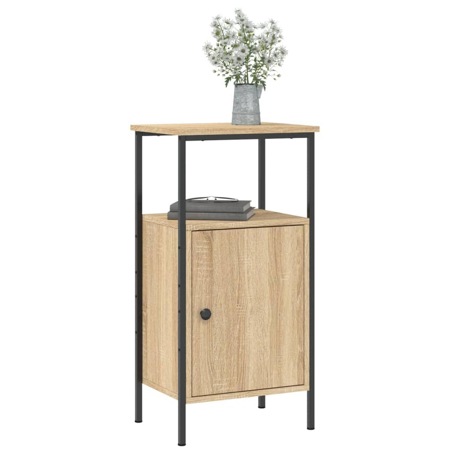 Nachtkastjes 2 St 41X31X80 Cm Sonoma Eikenkleurig