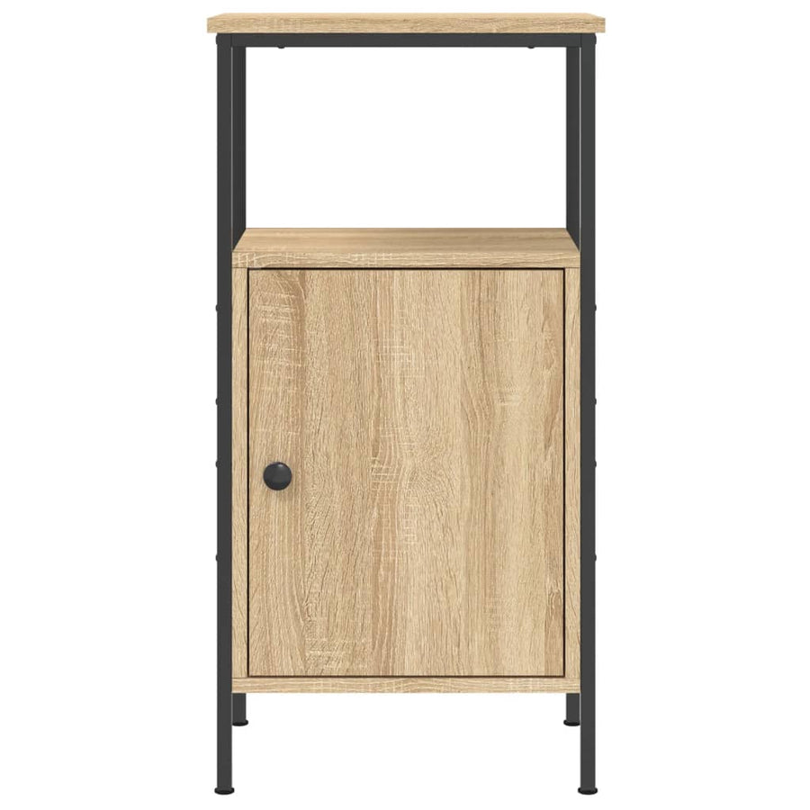 Nachtkastjes 2 St 41X31X80 Cm Sonoma Eikenkleurig