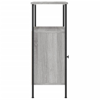 Nachtkastjes 2 st 41x31x80 cm bewerkt hout grijs sonoma eiken