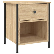 Nachtkastje 40X42X50 Cm Bewerkt Hout Kleurig 1 Sonoma eiken