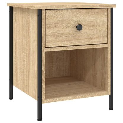 Nachtkastjes 40X4X50 Cm Bewerkt Hout Kleurig 2 Sonoma eiken