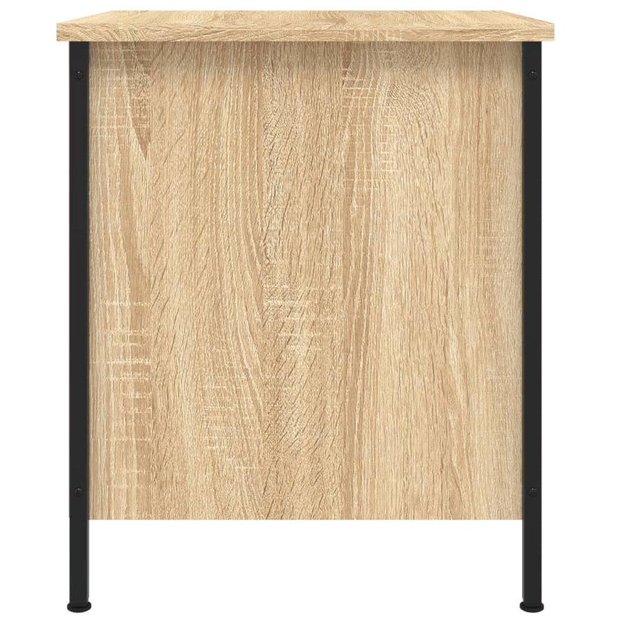 Nachtkastjes 40X4X50 Cm Bewerkt Hout Kleurig 2 Sonoma eiken