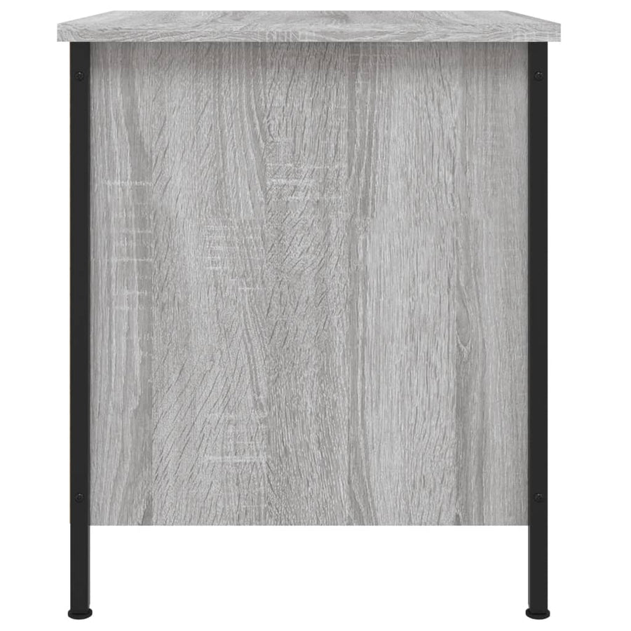 Nachtkastjes 40X4X50 Cm Bewerkt Hout Eiken 2 Grijs sonoma