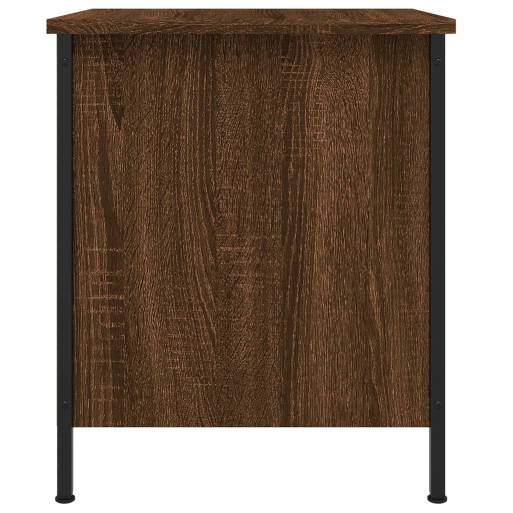 Nachtkastjes 2 st 40x42x50 cm bewerkt hout bruin eikenkleur 2 Bruineiken