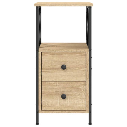 Nachtkastjes 34X35,5X70 Cm Kleurig 2 Sonoma eiken