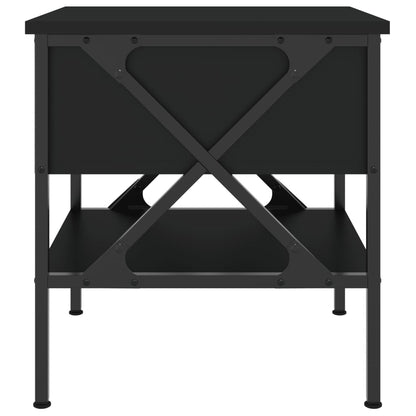 Nachtkastjes 40X4X45 Cm Bewerkt Hout 2 Zwart