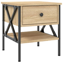 Nachtkastje 40X42X45 Cm Bewerkt Hout Sonoma Eikenkleurig