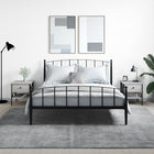 Nachtkastjes 2 st 40x42x45 cm grijs sonoma eiken