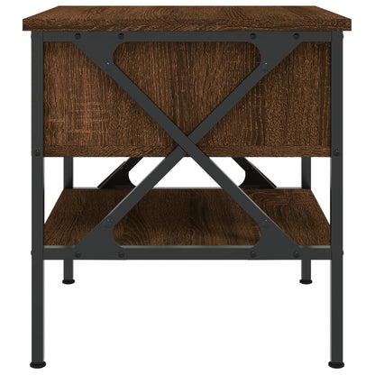 Nachtkastjes 2 St 40X42X45 Cm Bewerkt Hout Bruin Eikenkleur