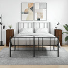 Bedside tables 2 pcs 32x42x80 cm engineered wood brown oak color