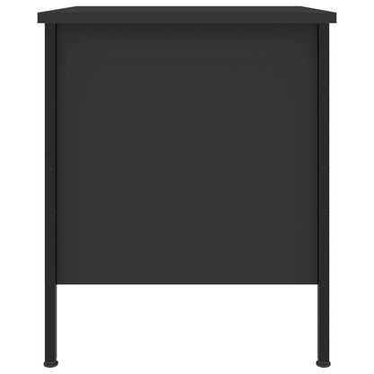 Nachtkastjes 2 St 40X42X50 Cm Bewerkt Hout Zwart