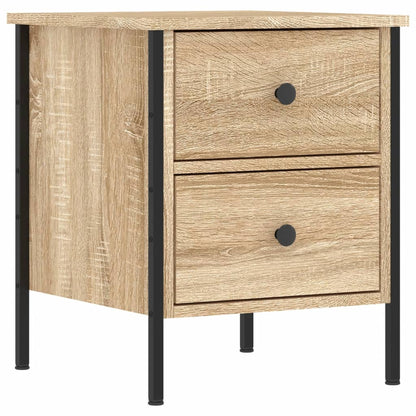 Nachtkastje 40X42X50 Cm Bewerkt Hout Sonoma Eikenkleurig