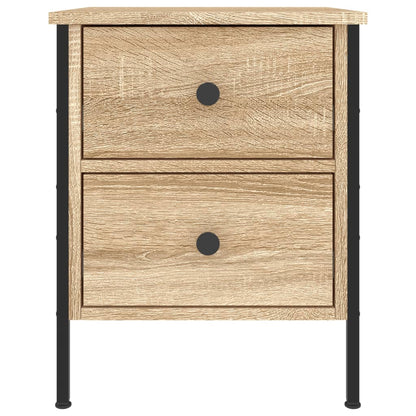 Nachtkastje 40X42X50 Cm Bewerkt Hout Sonoma Eikenkleurig
