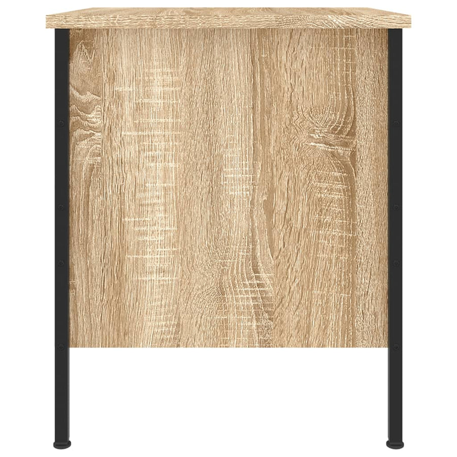 Nachtkastje 40X42X50 Cm Bewerkt Hout Sonoma Eikenkleurig