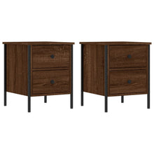 Nachtkastjes 2 St 40X42X50 Cm Bewerkt Hout Bruin Eikenkleur