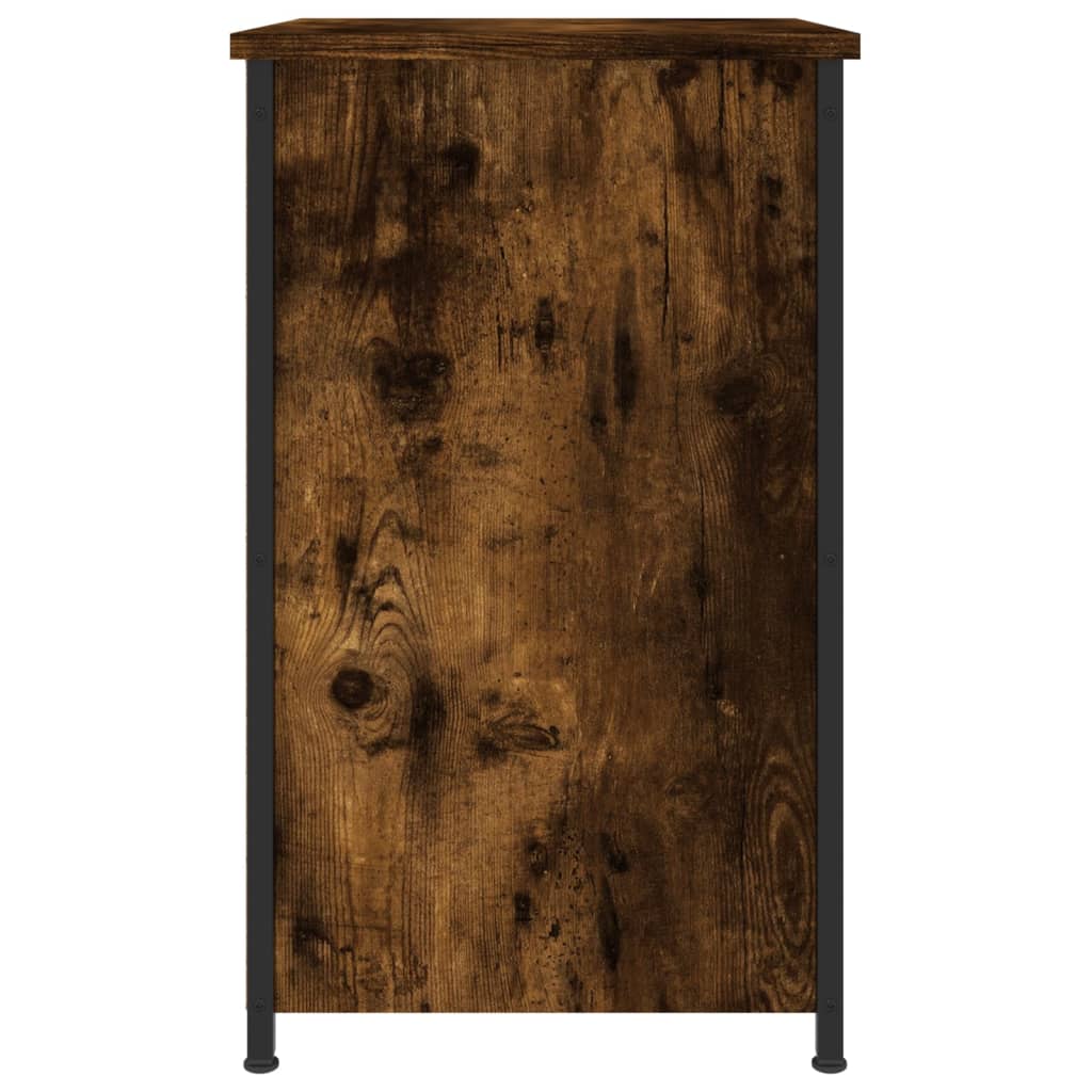 Nachtkastje 40X36X60 Cm Bewerkt Hout Kleurig 1