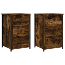 Nachtkastjes 40X36X60 Cm Bewerkt Hout Kleurig 2