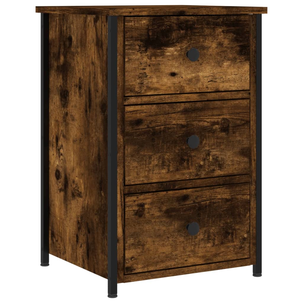 Nachtkastjes 40X36X60 Cm Bewerkt Hout Kleurig 2