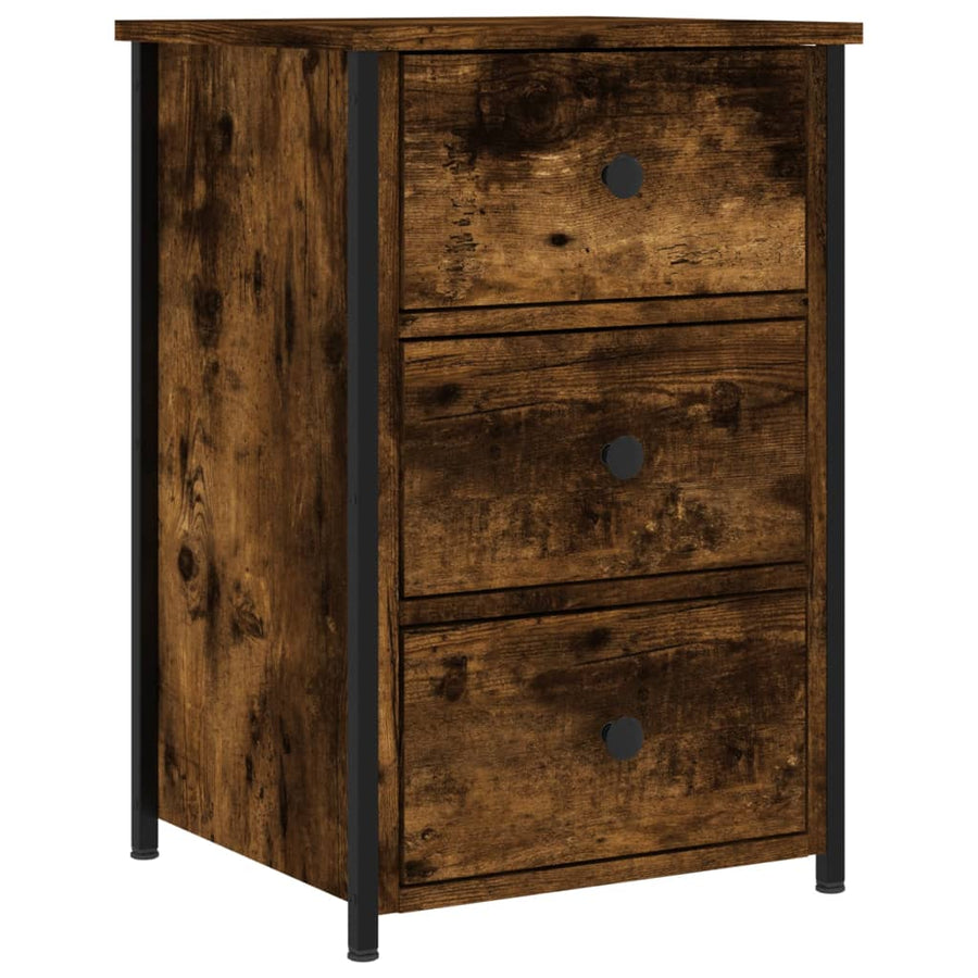 Nachtkastjes 40X36X60 Cm Bewerkt Hout Kleurig 2