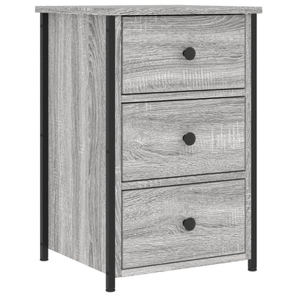 Nachtkastjes 40X36X60 Cm Bewerkt Hout Eiken 2