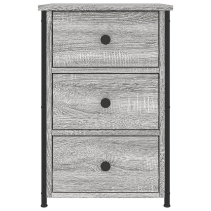 Nachtkastjes 40X36X60 Cm Bewerkt Hout Eiken 2
