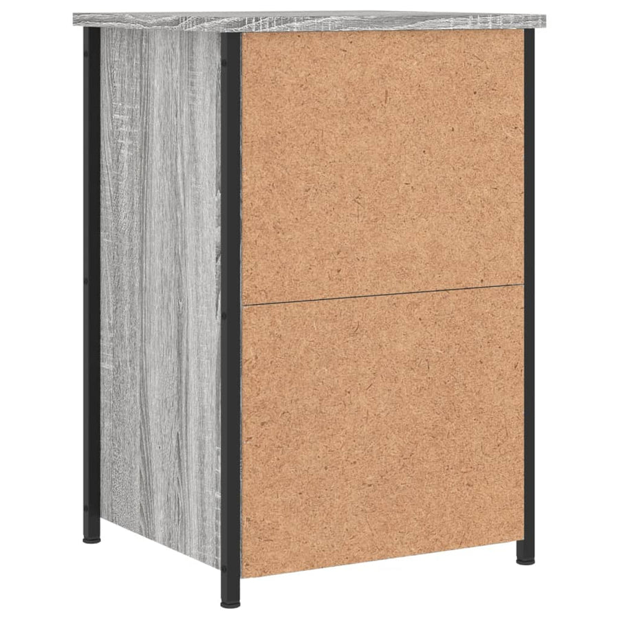 Nachtkastjes 40X36X60 Cm Bewerkt Hout Eiken 2