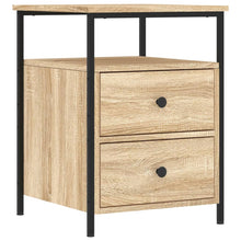 Nachtkastje 44x45x60 cm bewerkt hout sonoma eikenkleurig