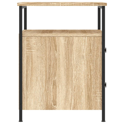 Nachtkastje 44x45x60 cm bewerkt hout sonoma eikenkleurig