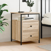 Nachtkastjes 2 st 44x45x60 cm sonoma eiken