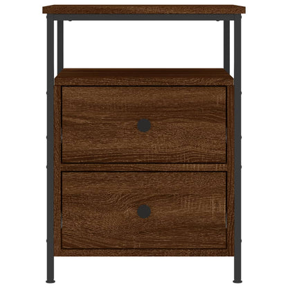 Nachtkastje 44X45X60 Cm Bewerkt Hout Bruin Eikenkleur