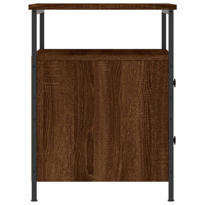 Nachtkastje 44X45X60 Cm Bewerkt Hout Bruin Eikenkleur