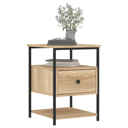 Nachtkastjes 2 St 40X42X56 Cm Bewerkt Hout Sonoma Eikenkleurig