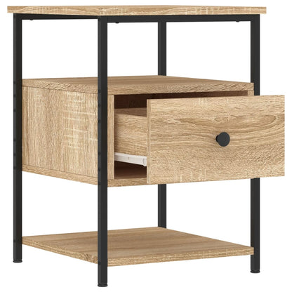 Nachtkastjes 2 St 40X42X56 Cm Bewerkt Hout Sonoma Eikenkleurig