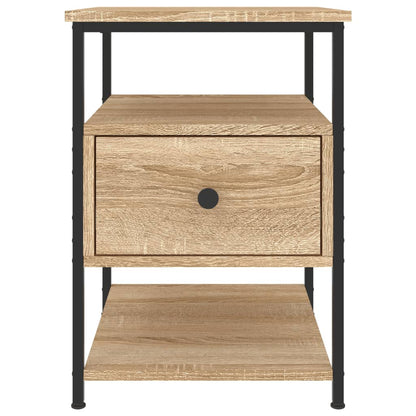 Nachtkastjes 2 St 40X42X56 Cm Bewerkt Hout Sonoma Eikenkleurig