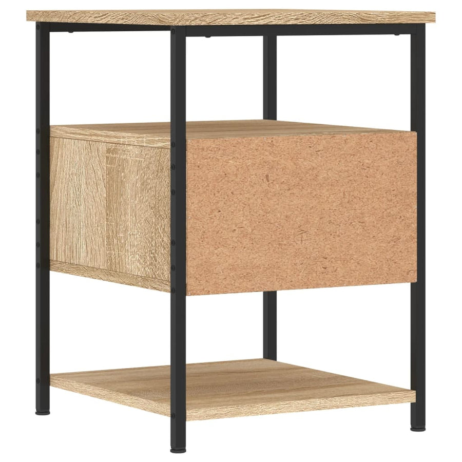 Nachtkastjes 2 St 40X42X56 Cm Bewerkt Hout Sonoma Eikenkleurig