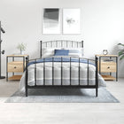 Nachtkastjes 2 st 40x42x56 cm bewerkt hout sonoma eiken
