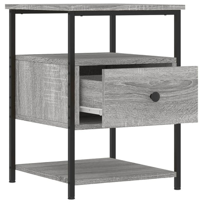 Nachtkastjes 2 St 40X42X56 Cm Bewerkt Hout Grijs Sonoma Eiken