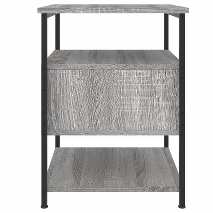 Nachtkastjes 2 St 40X42X56 Cm Bewerkt Hout Grijs Sonoma Eiken